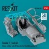 RESKIT RSU48-0290 Rafale C cockpit (Basic edition with 3D decals) for Revell/Academy kit (3D printed) 1/48